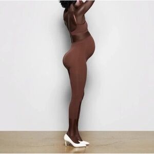 Skims Brown Maternity Shapewear Leggings